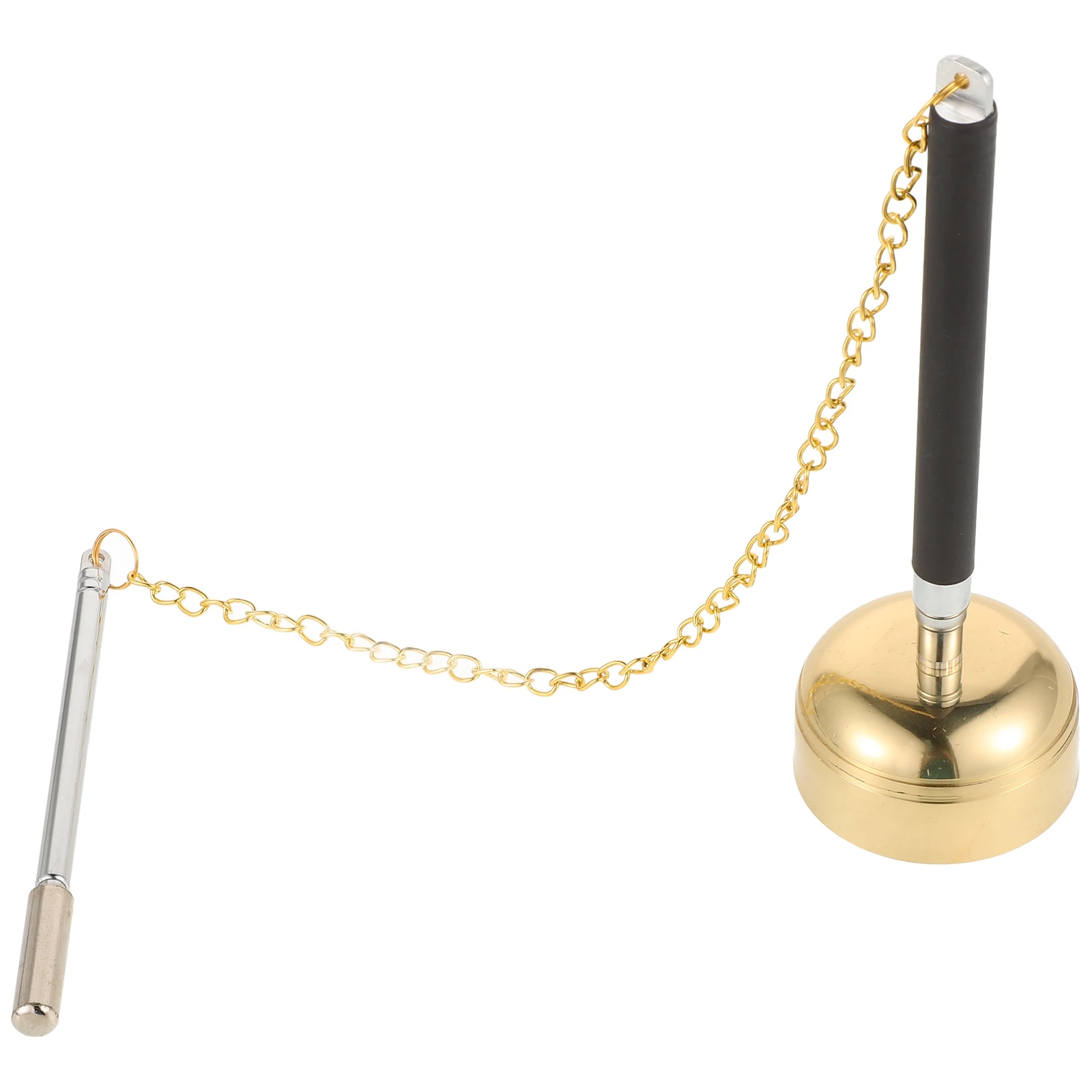 

Portable Copper Ritual Temple Decoration Harmonious Sound Durable Metal Qing Spiritual Ceremony Toolbuddhist
