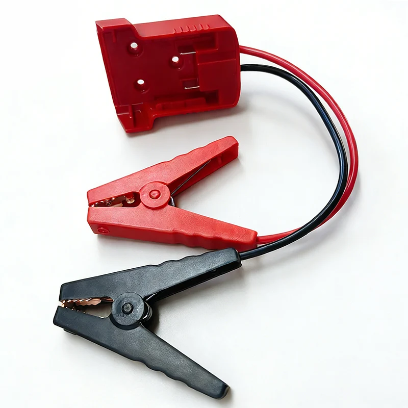 

For Milwaukee 18V Jump Starter Cable Emergency Power Cord Tool Parts18V Battery to Car Jump Starter Adapterfor Milwaukee Battery