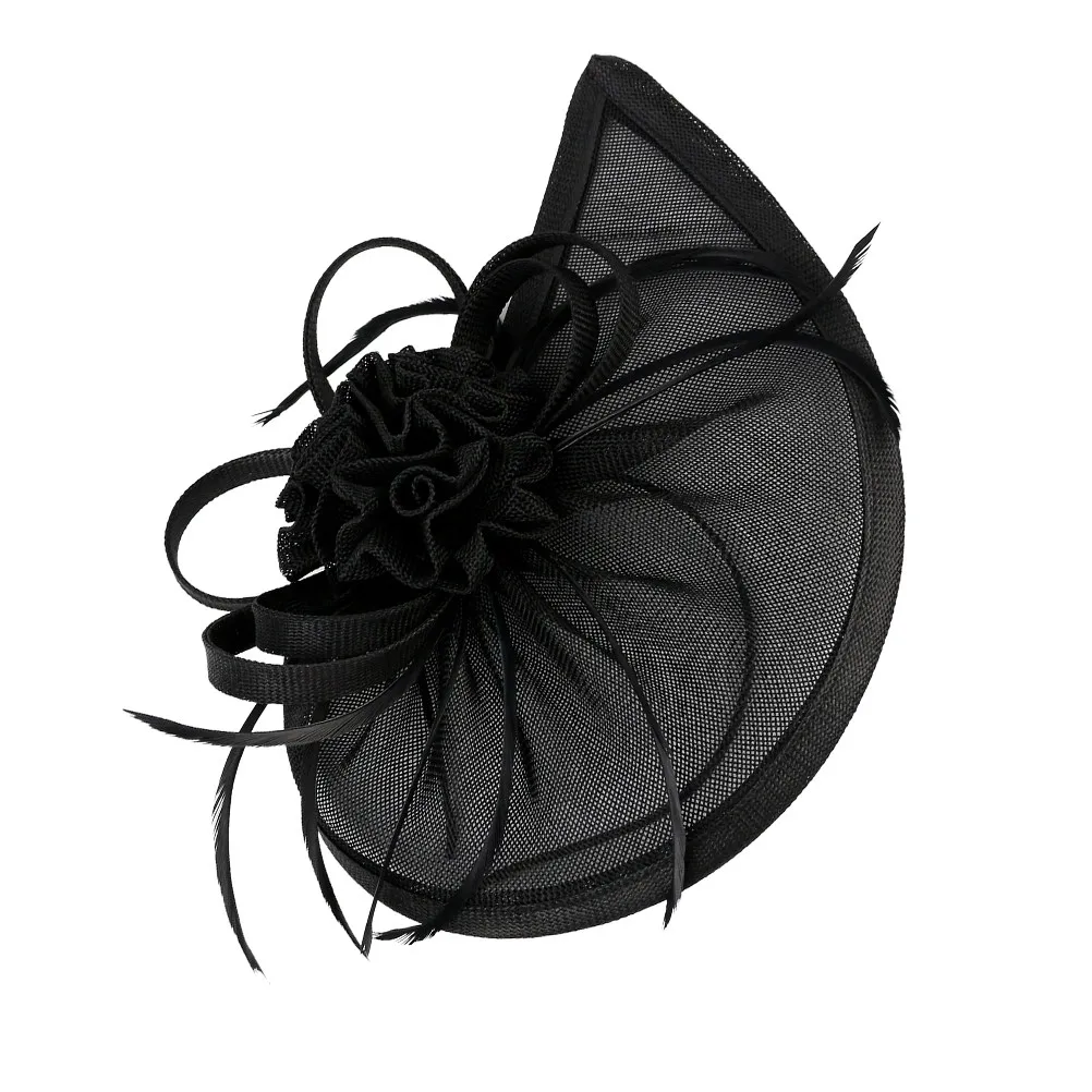 

Retro Fascinator Headband for Women Elegant Net Tulle Mini Hat with Beautiful Craftsmanship Perfect for Wedding Bridal Party Tea
