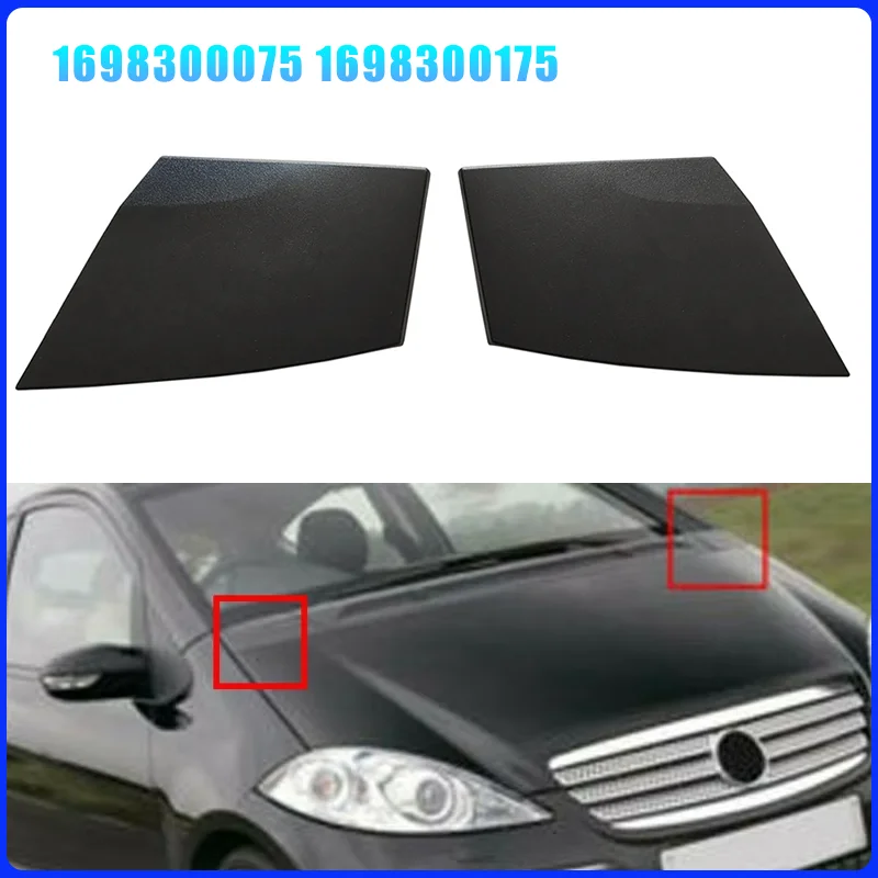 Auto Windshield Water Drain Cover Set For Mercedes Benz a Class W169 Exterior Accessories 1698300075 1698300175
