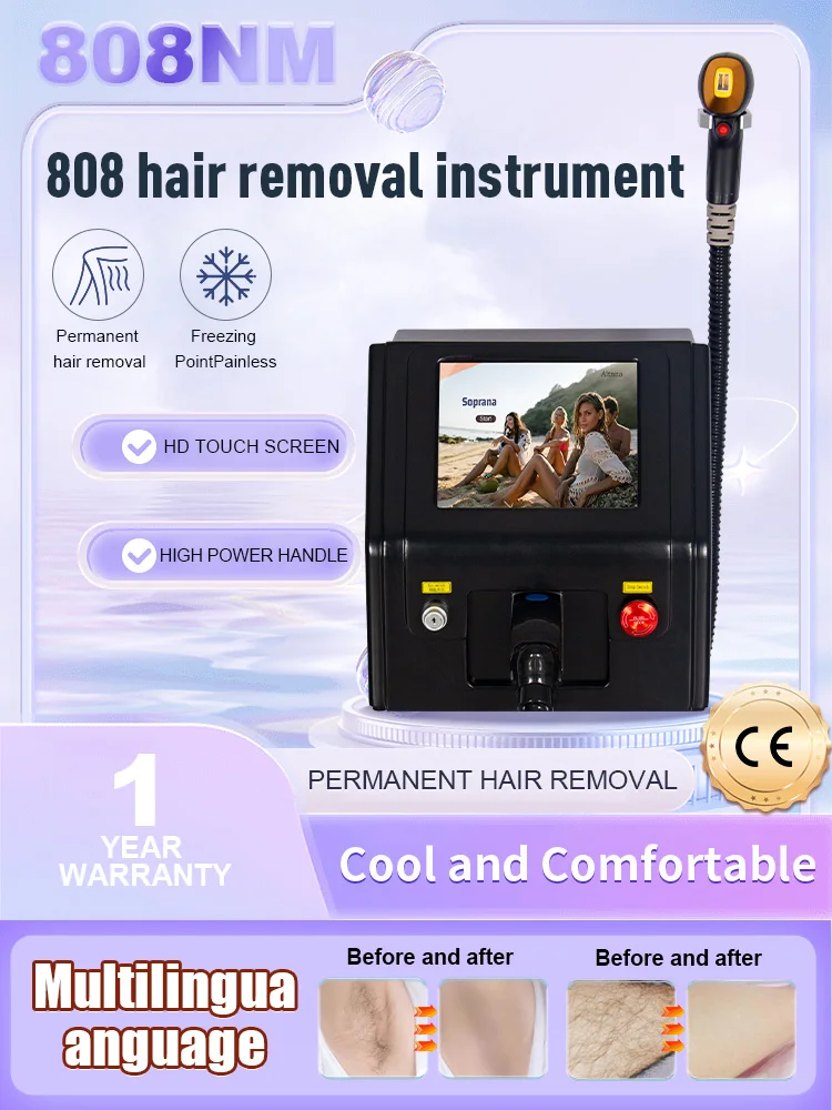 

2000W 808nm Diode Laser Depilation equipment ice Laser Hair Removal Machine For Salon Skin Rejuvenation