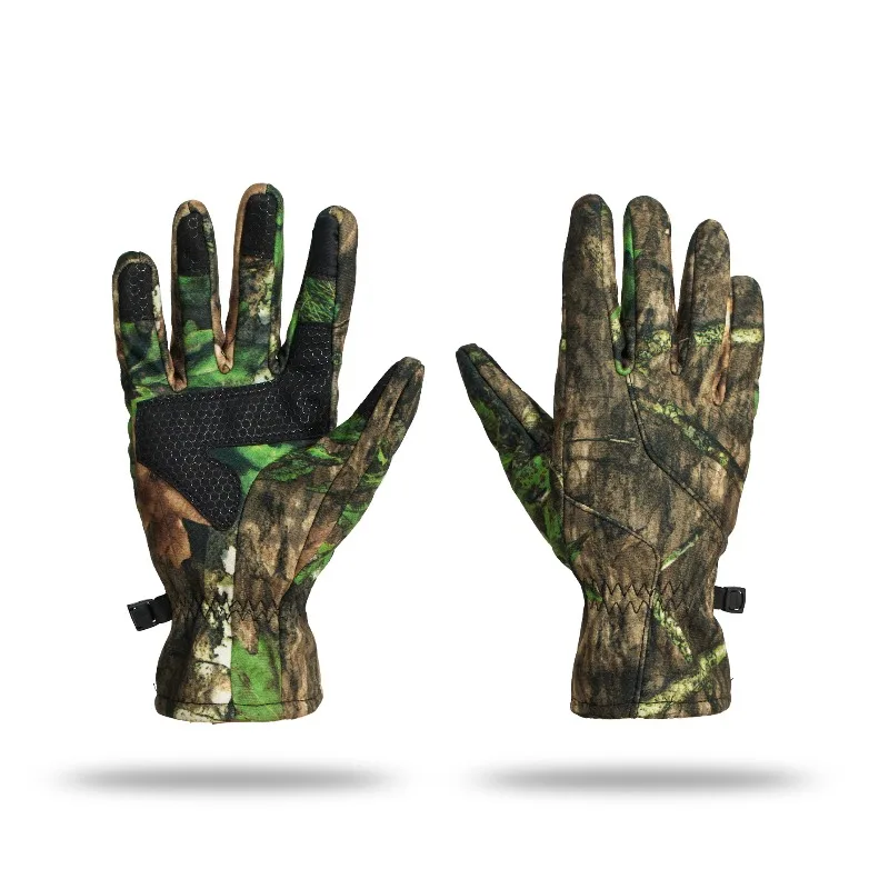 Imagen 4: Guantes de caza antideslizantes para deportes al aire libre, guantes de invierno para hombre, para montañismo, ciclismo, cálidos, impermeables, con pantalla táctil, guantes de dedo completo