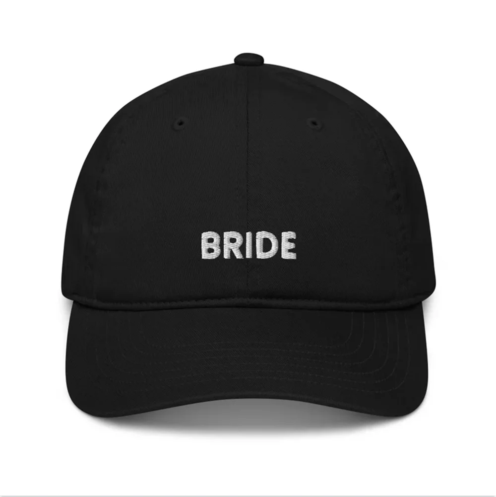 

Personalized Minimalist Embroidered Bride Hat, Custom Bride Hat Gift, Adjustable Hat for Bride’s Bachelorette Party Baseball Cap