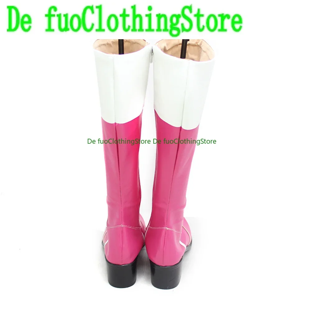 Defuo Puella Magi Madoka Magica Kyoko Kyouko Scarpe Cosplay Stivali Gioco Anime Festa di Carnevale Halloween Natale ScarpeStore