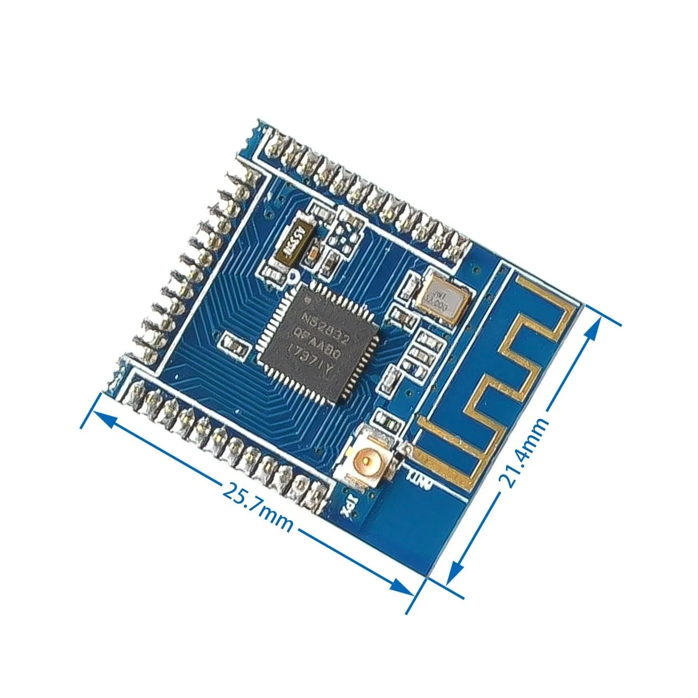NRF52832 Bluetooth-module BLE 4.2 Bluetooth externe antenne met laag vermogen IPEX-ondersteuning Multi-protocol