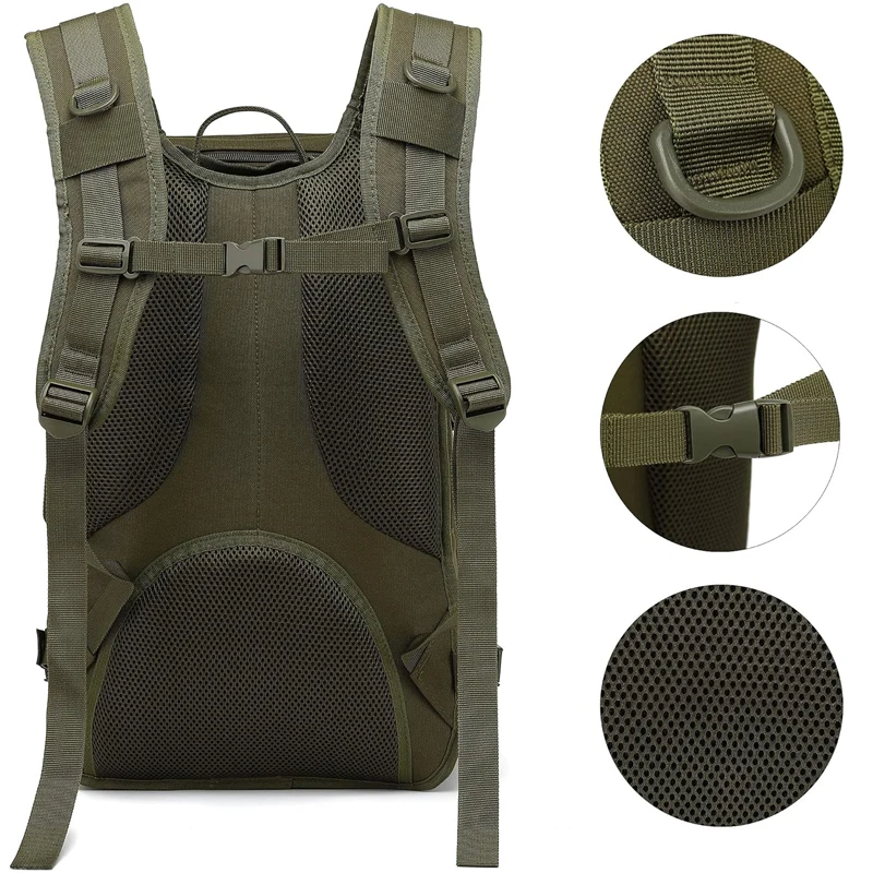 Tactical Backpack for Men, Survival Army Backpacks for Camping Hiking Trekking