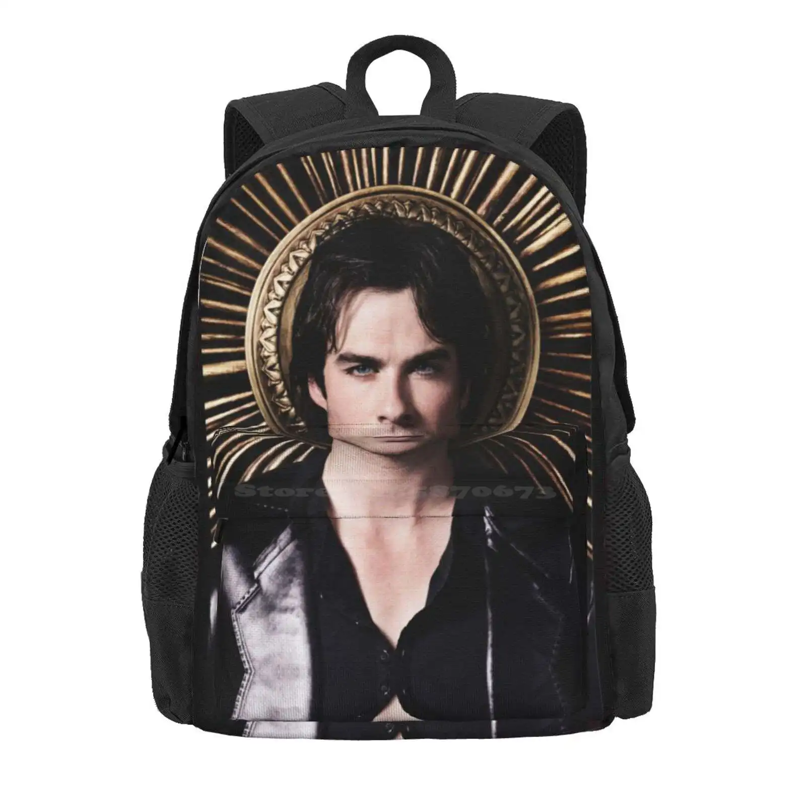 Damon Salvatore Hot Sale Schoolbag Backpack Fashion Bags Tvd Thevampirediaries Damon Salvatore