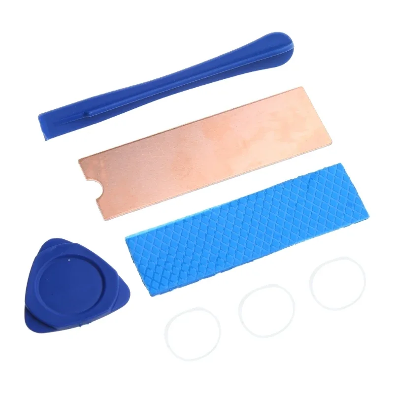 Disipador calor Universal M.2 NVMe 2280 SSD 6,0 m.k placa cobre conductividad térmica almohadilla del