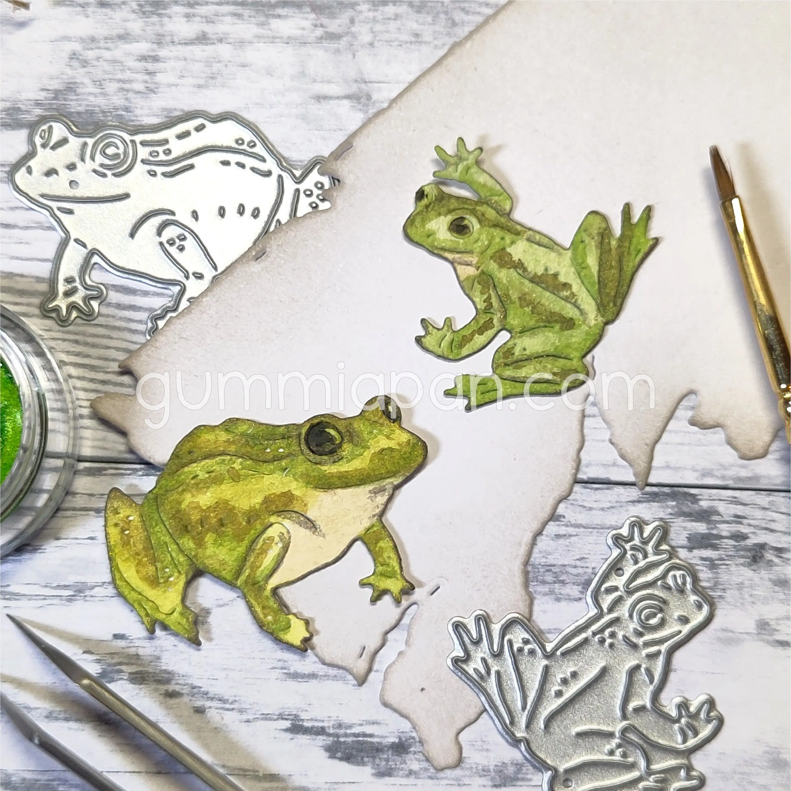 Mini Frogs Amphibian Metal Cutting Dies For DIY Decorating Scrapbook Paper Card Album Embossing Craft Die Supplies 2024 New