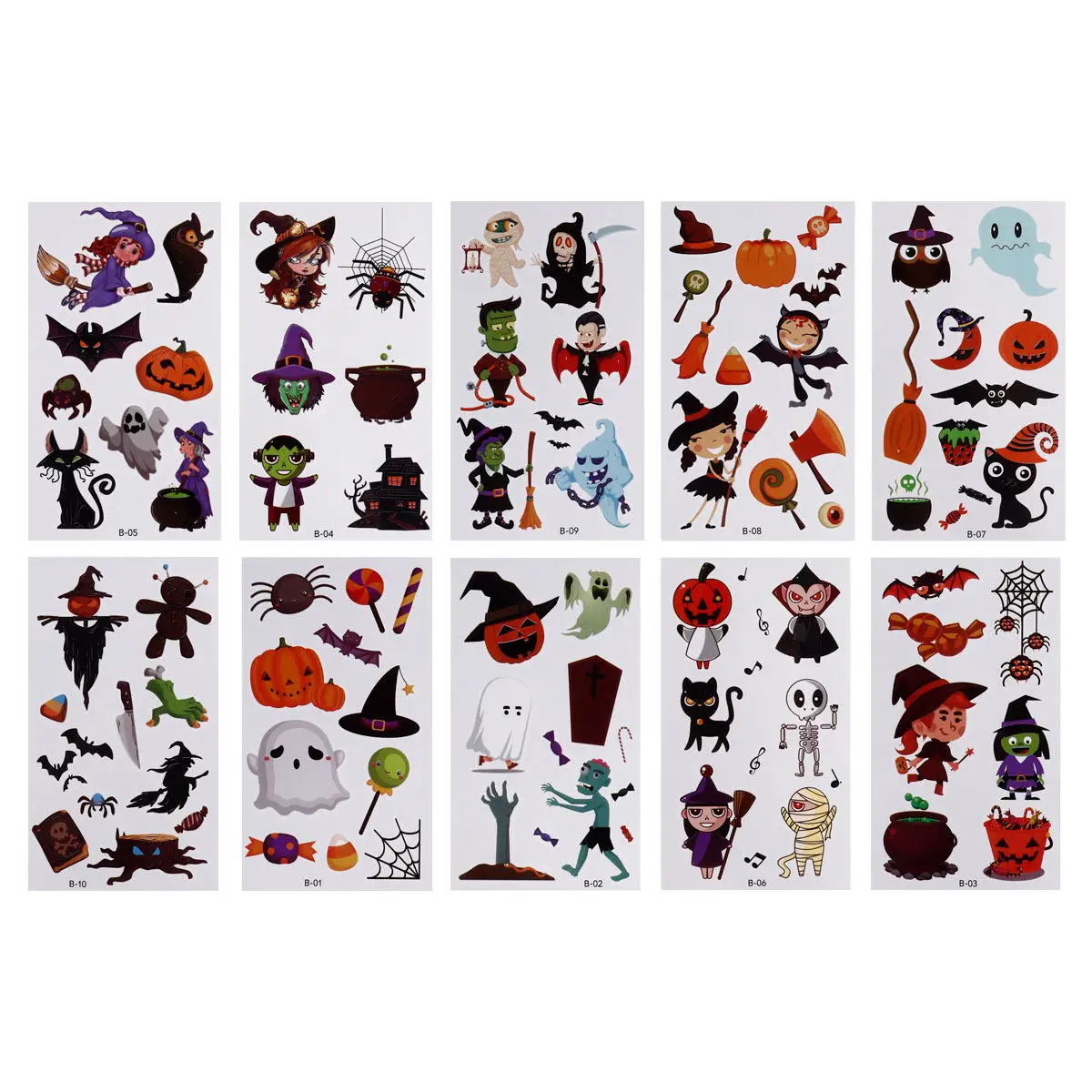 

20pcs Stickers Kids Body Temporary Face Body Tattoos Neck Decorations Tattoos Stickers Environmental Friendly