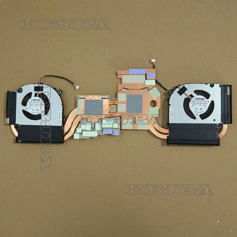 

CPU GPU hestsink Fan for Clevo 6-31-V15KN-102 EGC-82071S1-0AH EGC-79071S1-0AH P.PSSA-7NK-240-GP2-B P.PSSA-7NK-230-GP2-B 5V 0.5A