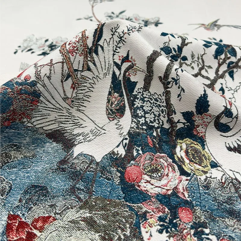 

Chinese ethnic style jacquard positioning suit fabric cheongsam Hanfu brocade satin national trend acting costume