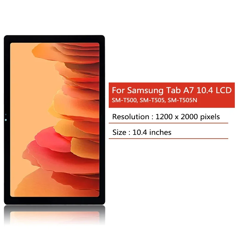 New LCD For Samsung Tab A7 10.4 2020 SM-T500 T505 T507 LCD Display Touch Screen Digitizer Assembly SM-T500 SM-T505 Display