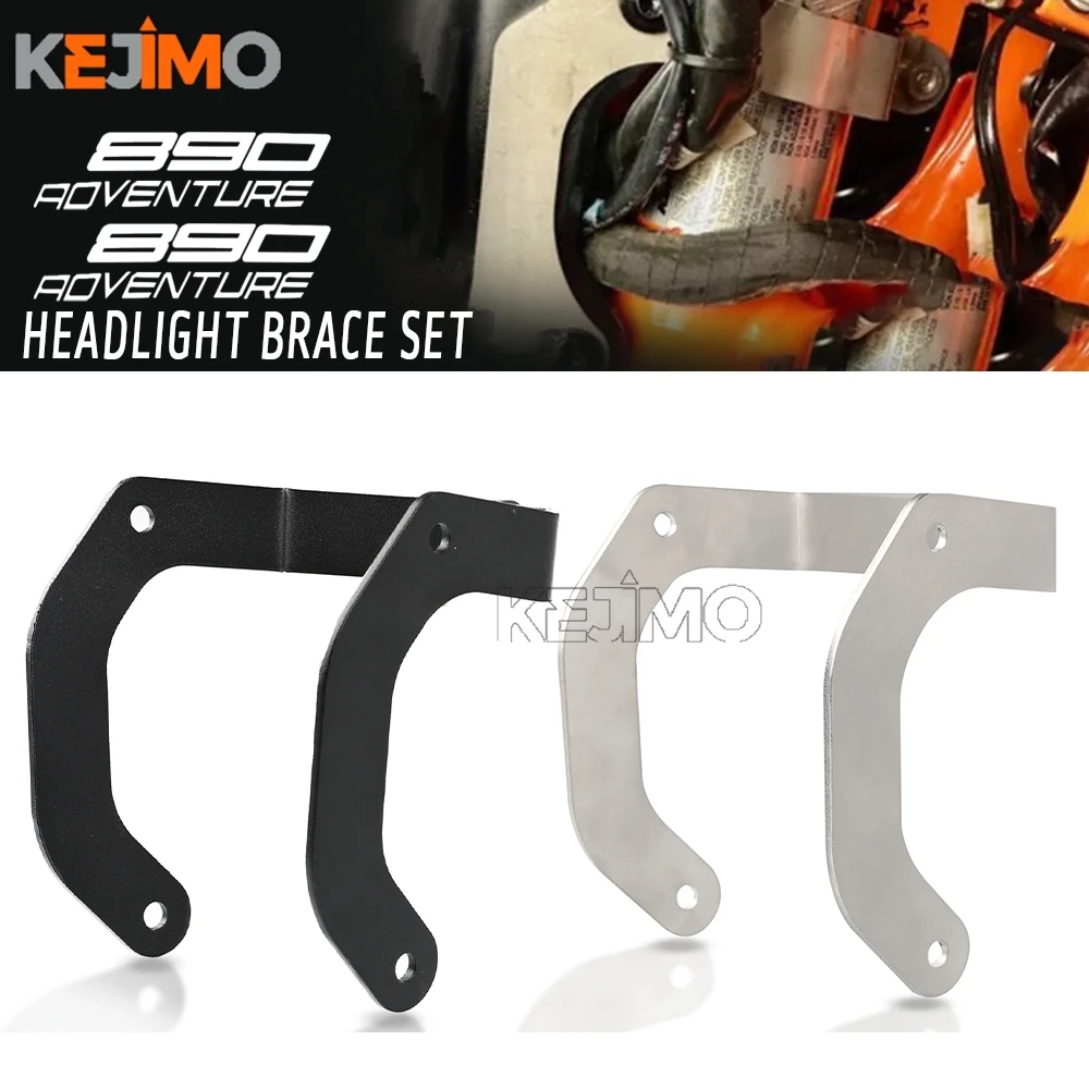 

ДЛЯ KTM 790 890 Adventure ADV S/R 2019-2023 2022 2021 Мотоцикл 890 ADV Усиленные кронштейны для крепления фар Набор распорок для шеи