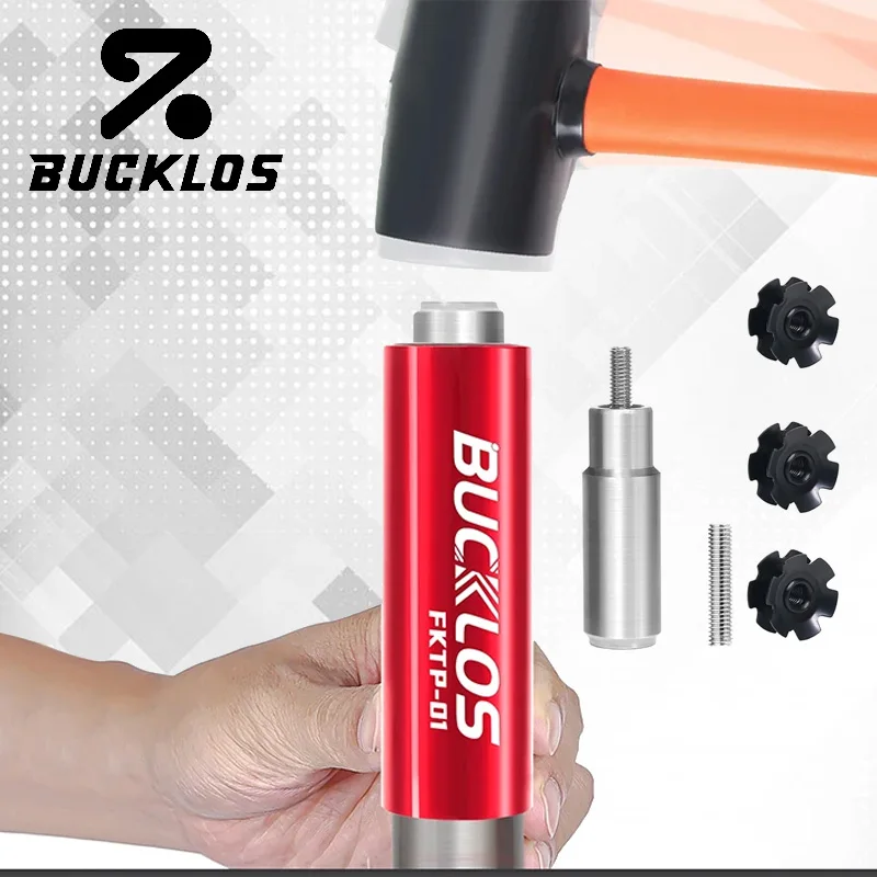 

Bicycle Fork Star Nut Setting Tool Aluminum Alloy Headset Nuts Install Tool Steel Flower Core Installation Sleeve Repair Tools