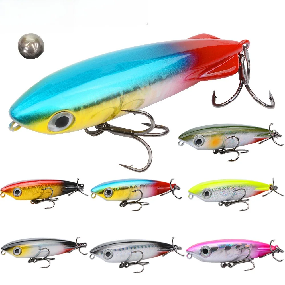 

1pcs Floating S-Shaped Pencil Lure with Tungsten Beads, 8.5g/7cm, Long-Cast Lures Professional Fishing Gear Accessories