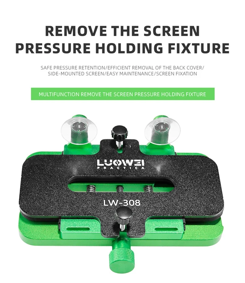 LUOWEI LW-308 Universal Mobile Phone Repair With Pressure Holding Function Fixture For iPhone Screen Side Hanging Clamp Tool