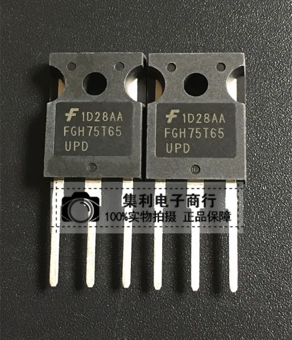 

10PCS/Lot FGH75T65UPD TO-247 650V 75A IGBT New Imported Orginial Fast Shipping In Stock