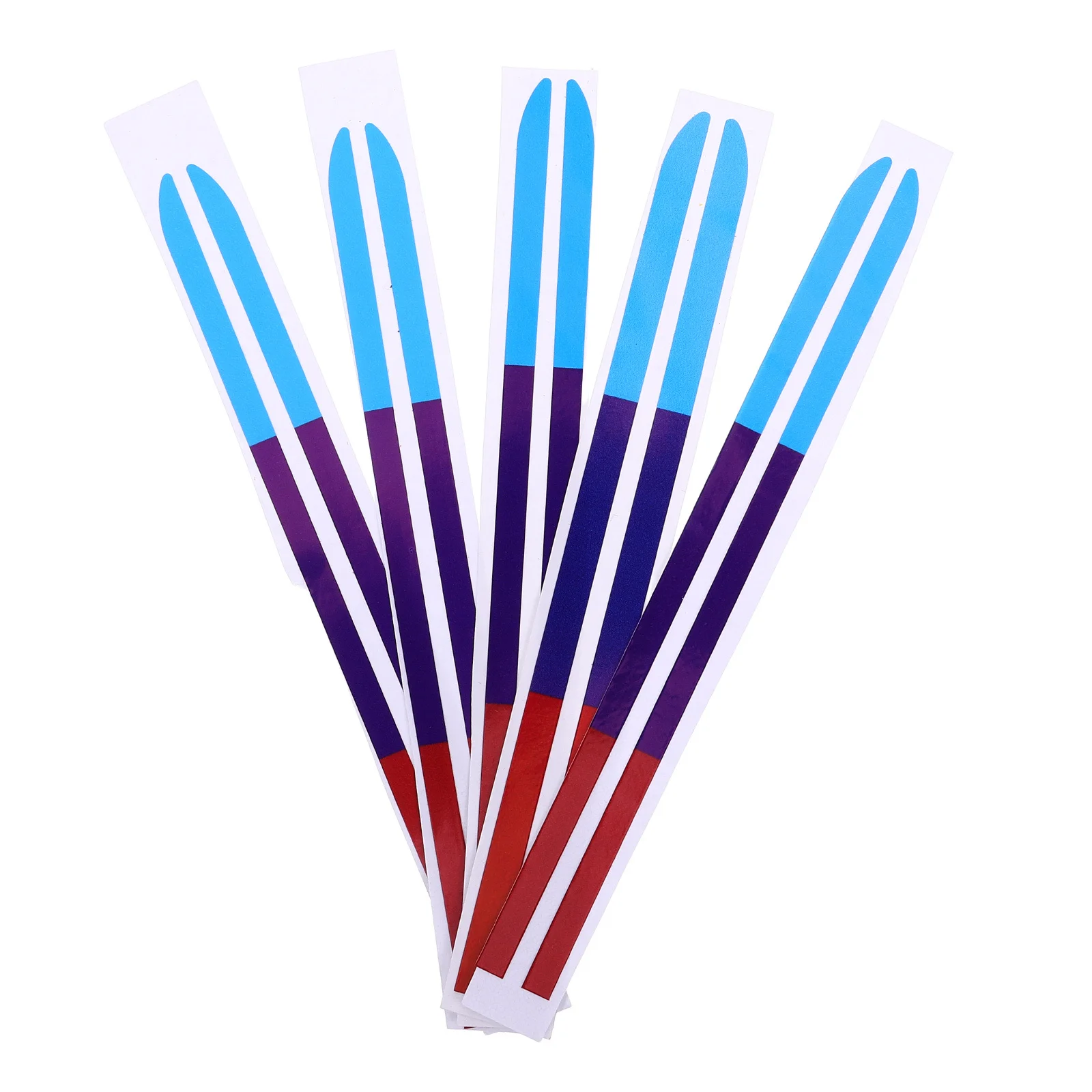 

5 pcs Car Stickers Sports Racing Strip Decals For Body Side Mirror Door Bumper Universal Vehicle Exterior Decoration Accessories