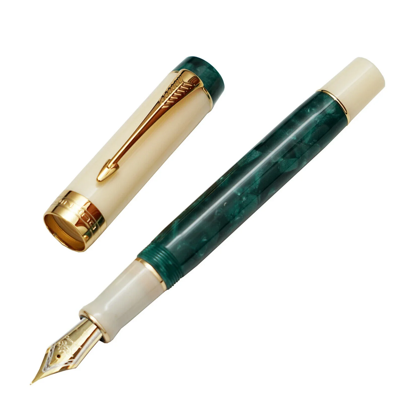 Jinhao 100 penna stilografica in resina Clip a freccia EF/F/M pennini bellissime penne regalo squisite per forniture per la scrittura dell'ufficio aziendale degli studenti