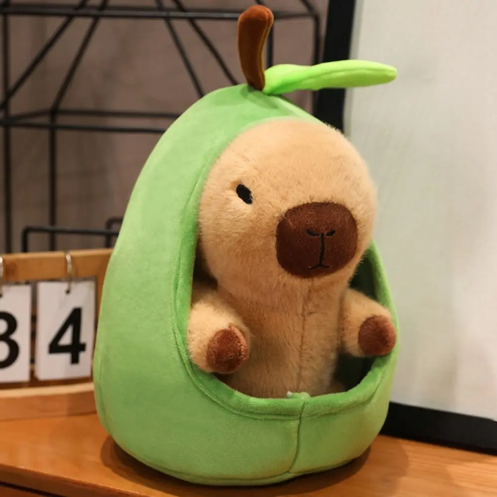 

Животные авокадо капибара плюшевая игрушка моделирование капибара фруктовый дом капибара аниме пушистая игрушка мягкая милая капибара плюшевая кукла
