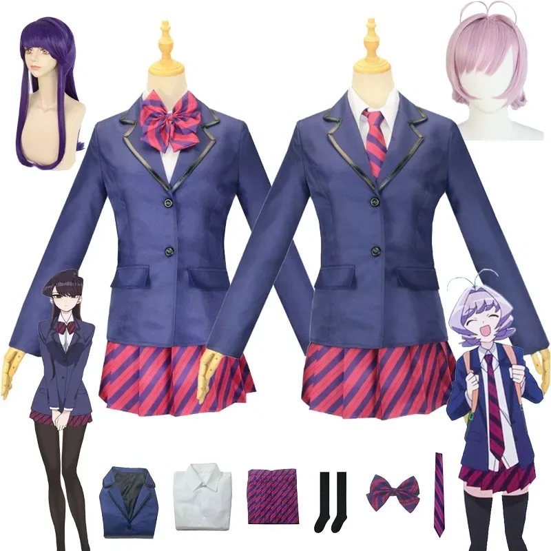 A Anime Komi Can't Communicate Shouko Komi Najimi Osana Cosplay Costume Girls School Uniform Komi San Wa Comyushou Desu Suits Wi