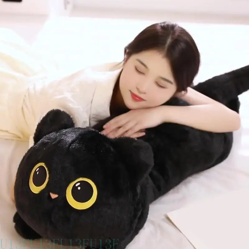 U13f Cartoon Cats Dolls Plush Animal Pillow Dolls Comfort Toy PP Cotton Gevulde dierenspeelgoed voor het cudderen Sofa