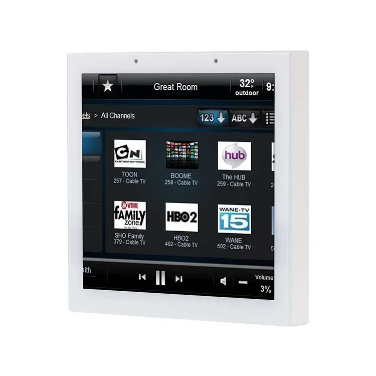 

Smart Home Control Tuya Central Control 4 inch android 12v touch switch panel with speaker