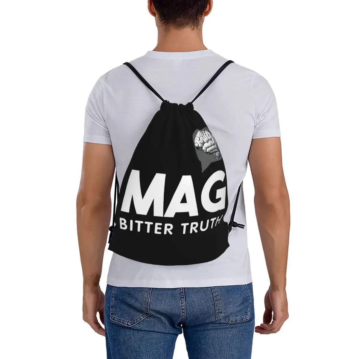 Рюкзаки MAG BITTER TRUTH, многофункциональные сумки на шнурке, карманная сумка для обуви, сумка для книг для мужчин и женщин, школьная сумка