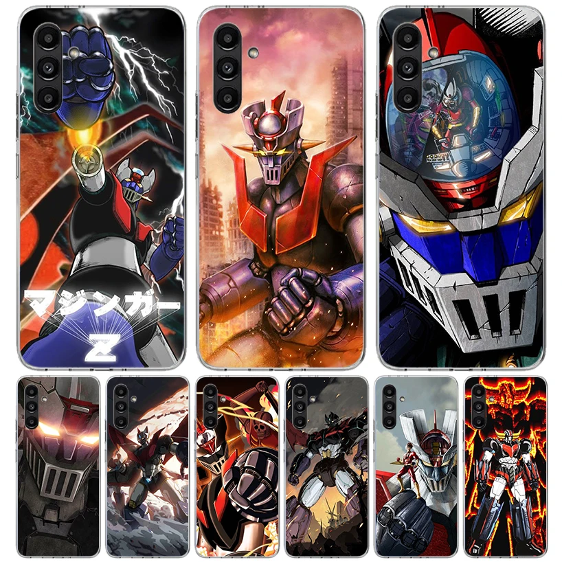 Funda de teléfono Manga Mazinger Z Anime para Samsung Galaxy A16 A56 A36 A26 A15 A55 A35 A25 A14 A54 A34 A24 A13 A53 A33 A23 A05S