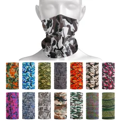 Camouflage Cycling Scarf Tactical Outdoor Neck Cover Gaiter Men Breathable Bandana Women Balaclava Headband Tube Face Mask Hood