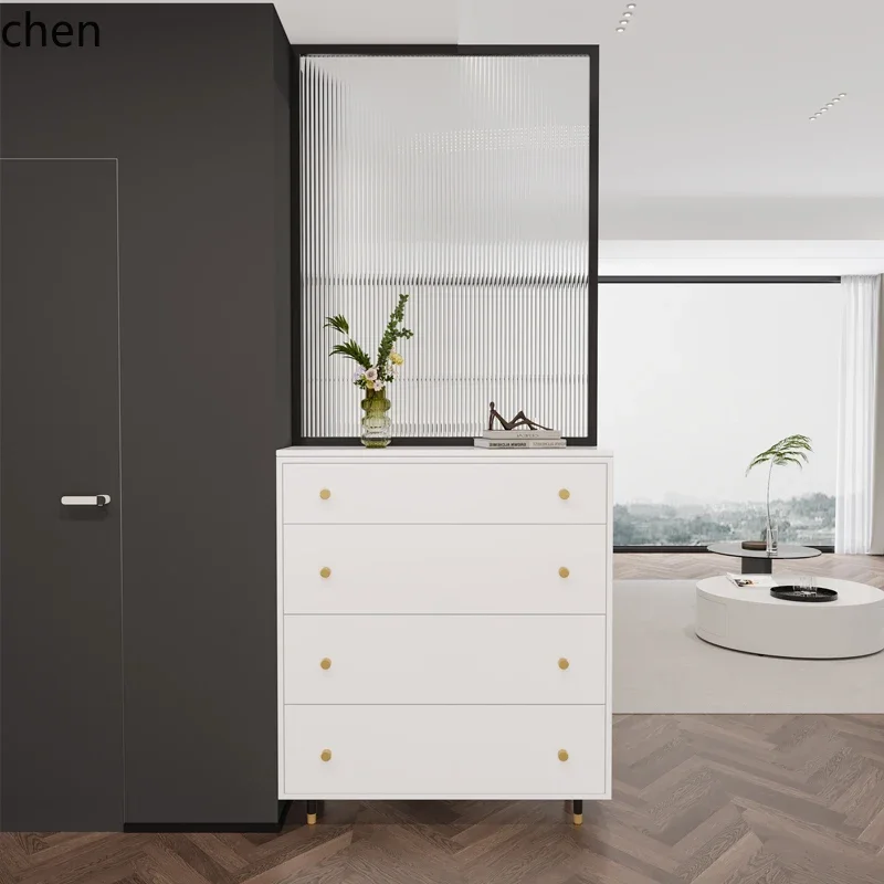LYY Entryway Cabinet Against Door Entrance Wall-Mounted Storage Cabinet Home Living Room Screen Partition