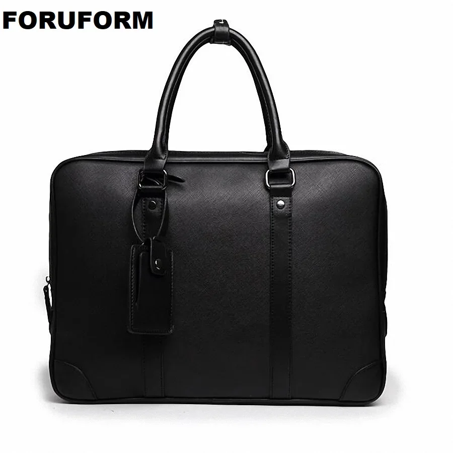 

Simple Design Man Laptop Handbag Soft PU Leather Fashion Man Business Briefcase Messenger Bag Fashion Man Handbag