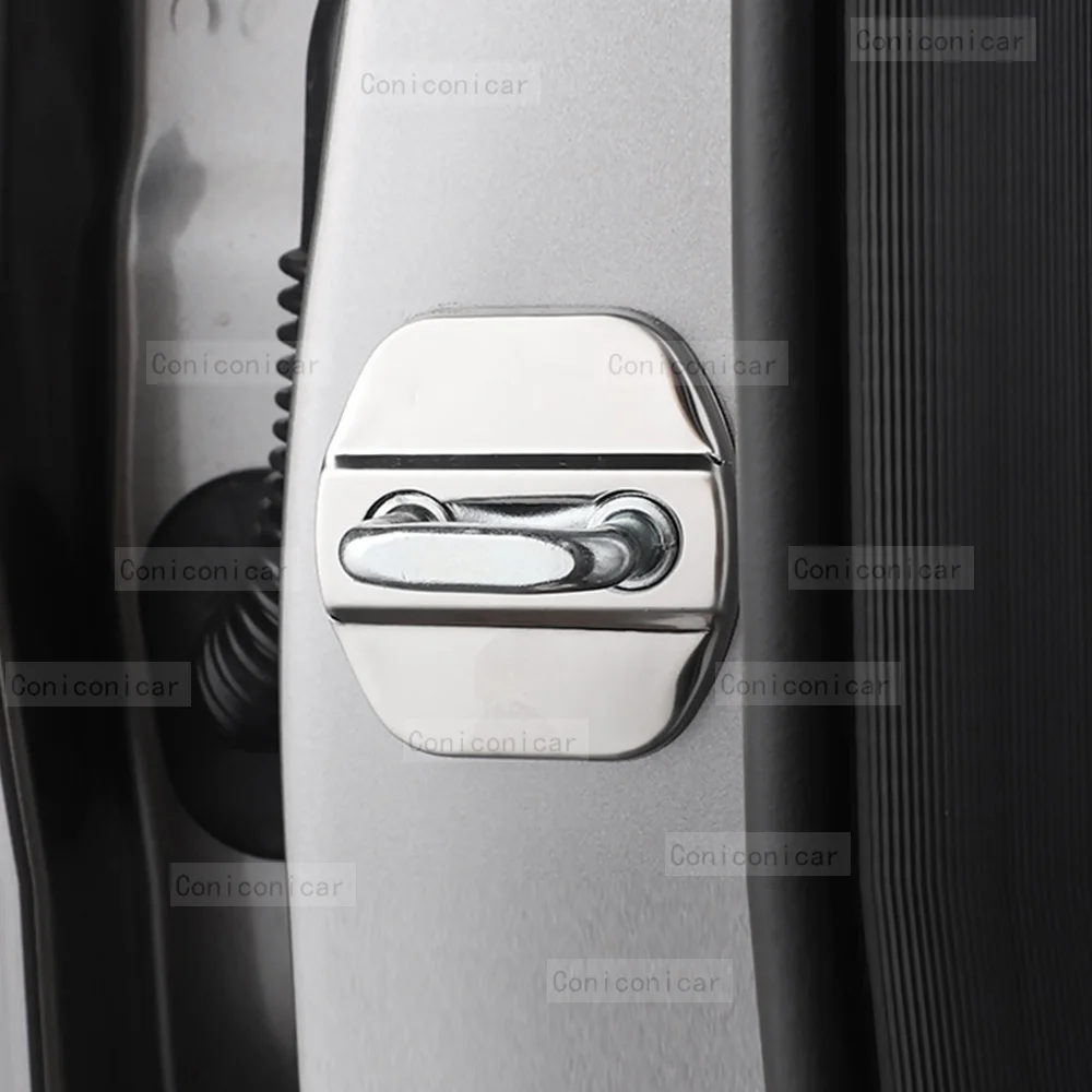 قفل باب السيارة الديكور غطاء للحماية أعلام شعار حاوية من الفولاذ المقاوم للصدأ ل Changan Deepal L07 2025 اكسسوارات السيارات