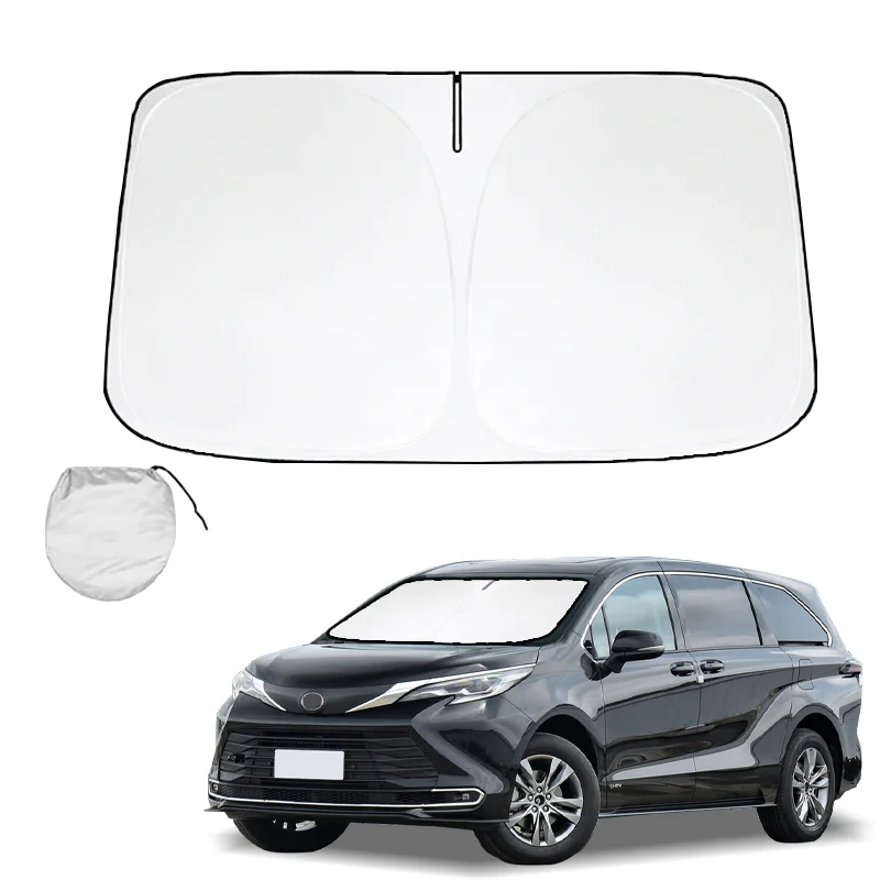 Car Windshield Sun Shade For Toyota Sienna 2011 2012 2013 - 2017 2018 2019 2020 2021 Accessories