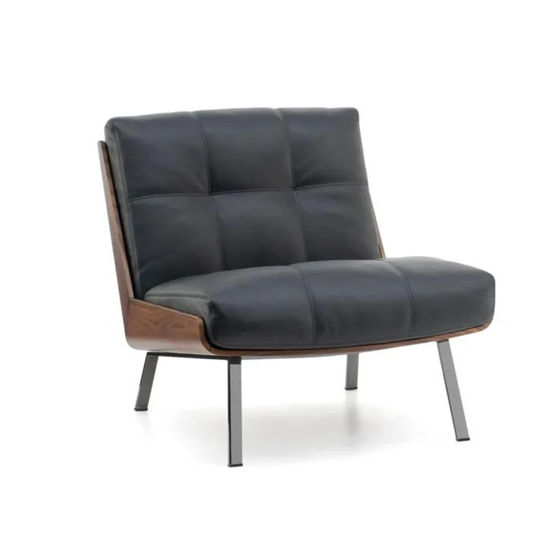

High-end light luxury backrest bedroom balcony living room leisure recliner