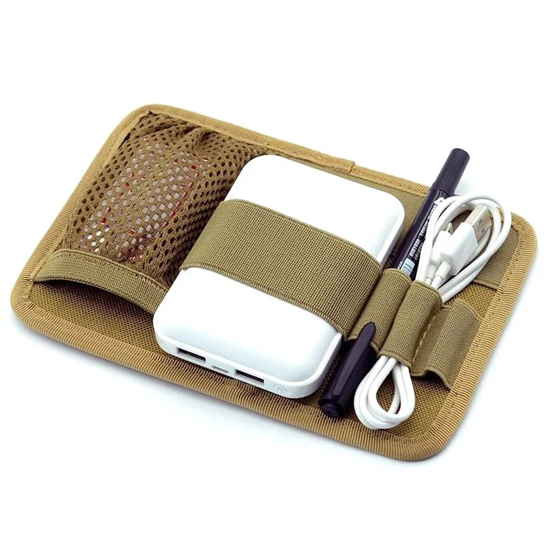 Modular Hook Loop Panel EDC Organizer,Inner Separation Pouch For Hunting Cambing Accessories Utility Tools Organizer Board