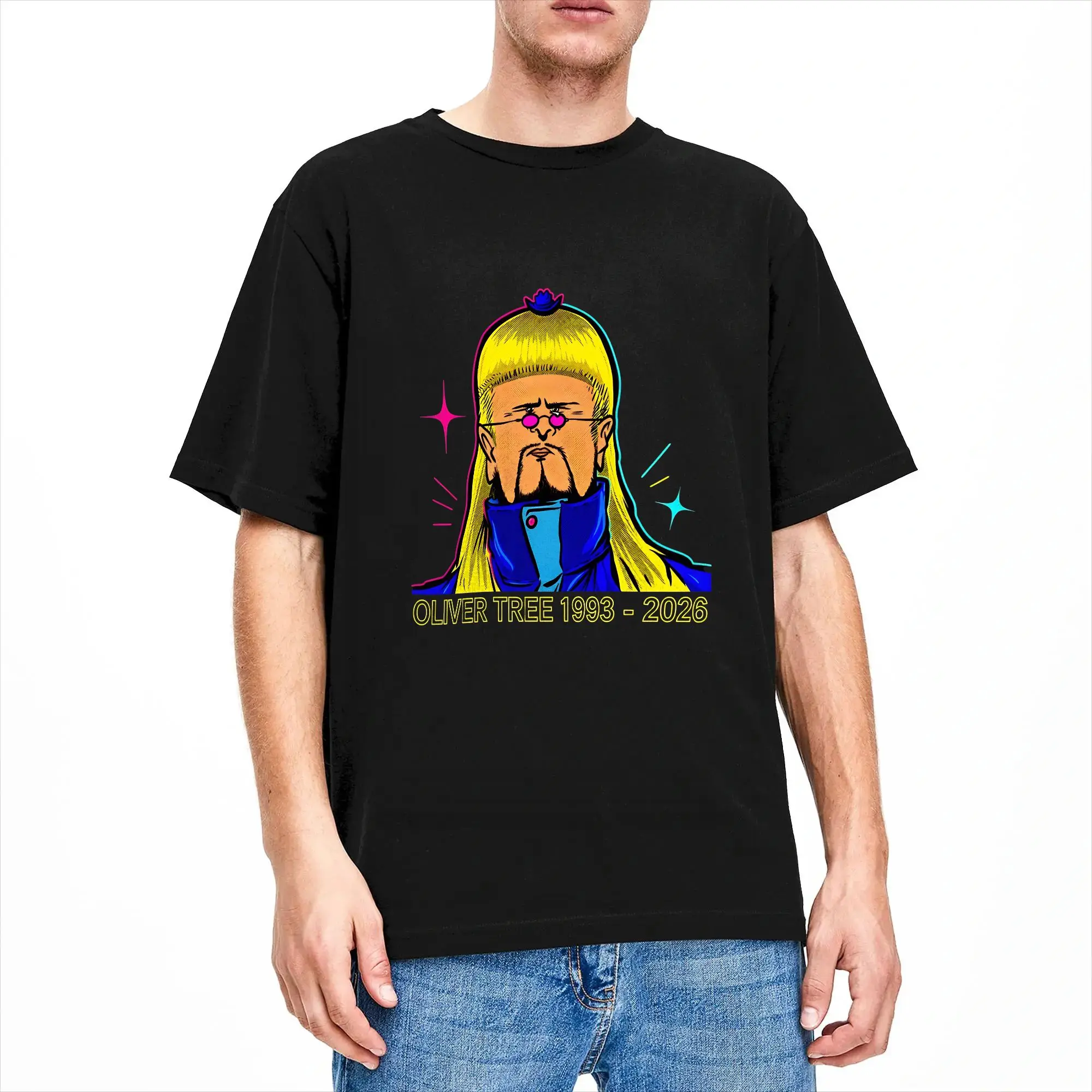 Oliver Tree Rest In Peace 1993 to 2026 Memorial  In Loving Memory T Shirt Men T Shirts Summer O Neck Tee Shirt Oversize Tops
