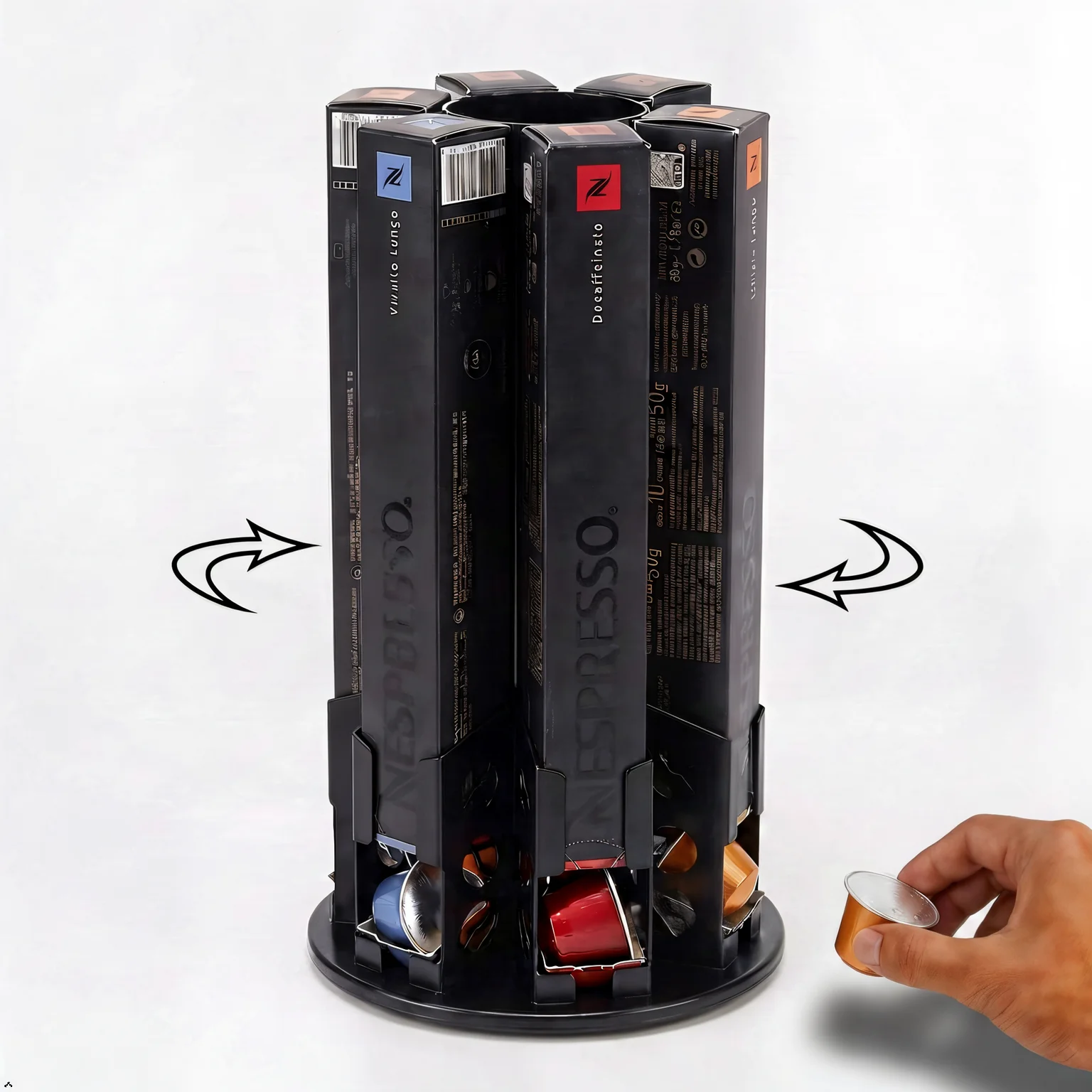 Coffee Capsule Holder - Metalowy uchwyt na kapsułki Nespresso OriginalLine,