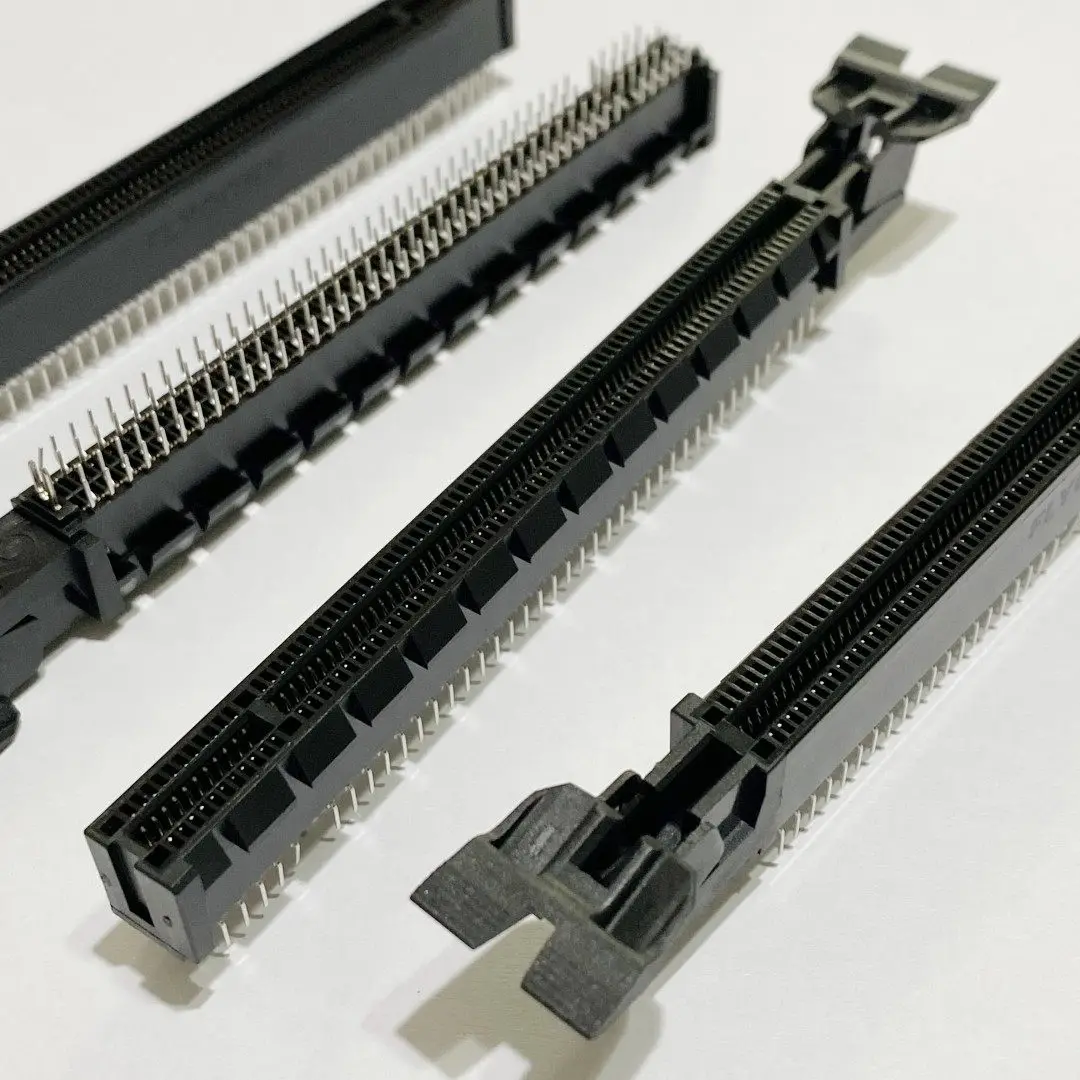 2-10PCS 164P 16x PCI-E Graphics Card Slot, Desktop Motherboard Socket, Fish-Tail Type, Desktop Motherboard