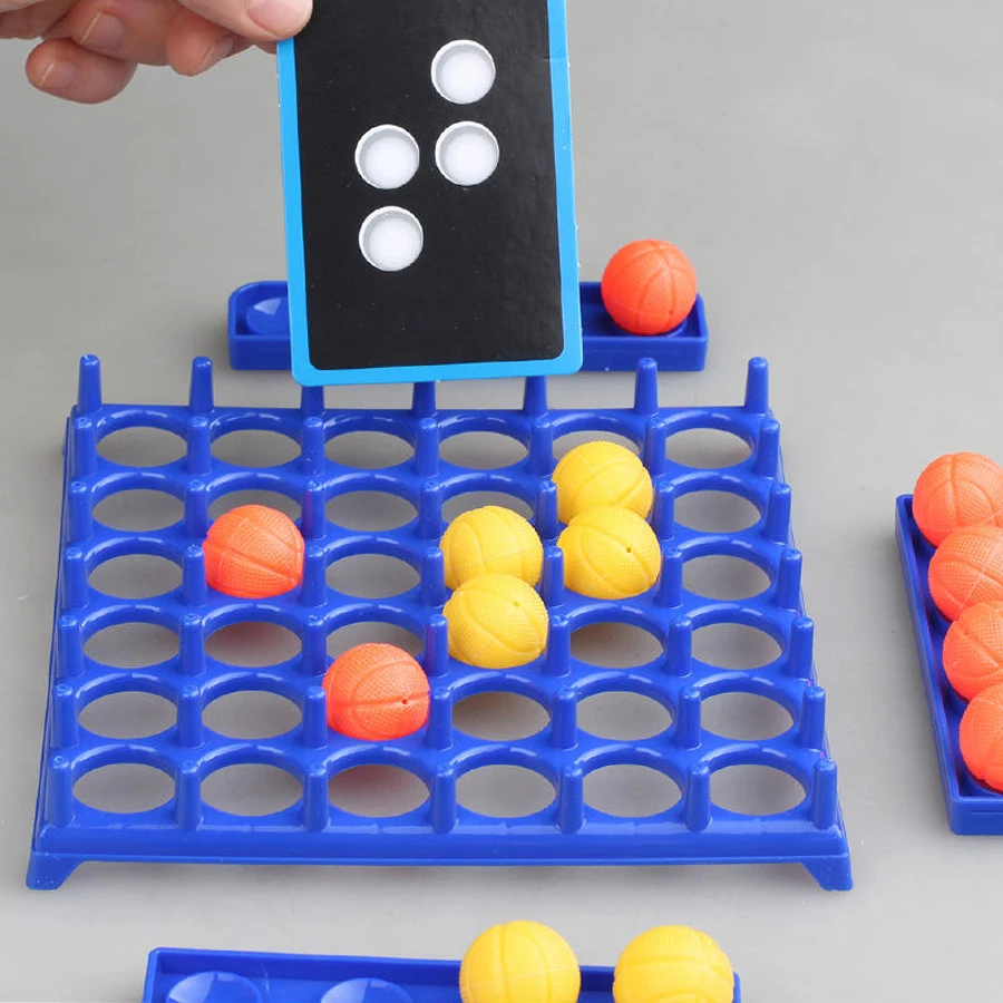 Bouncing Ball Party Games Multi Player Social Board Game Toy Playing Cards Funny Family Festival Friends Gathering Table Games