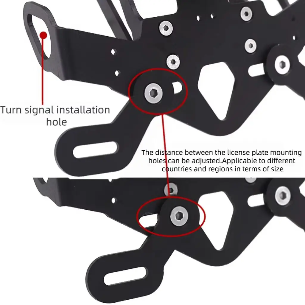 

For YZF-R3 R25 MT03 MT25 19-25th year,Tail Tidy rear license plate holder,Automatic flip license plate holder, One-button start
