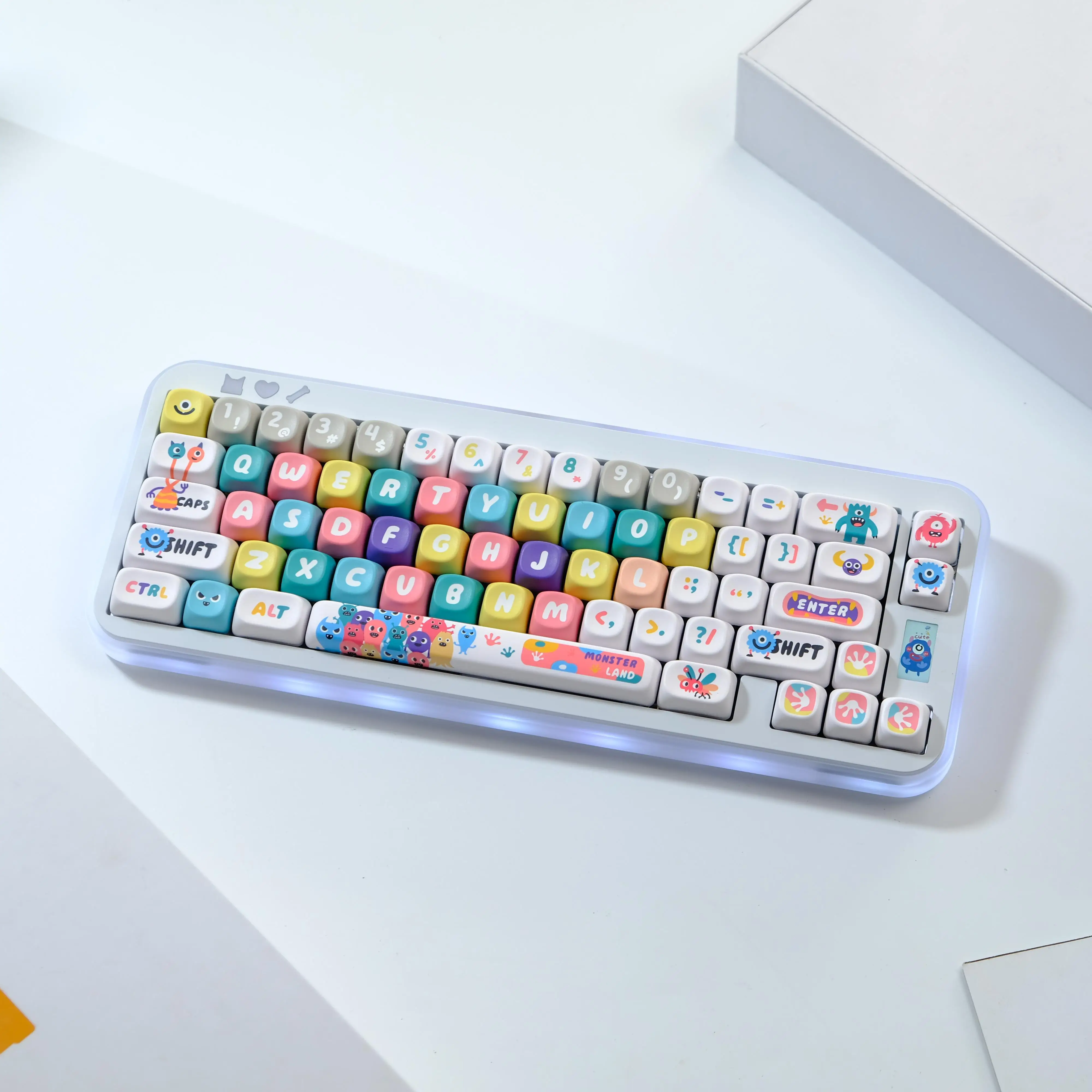 Monster Keycaps MOA Height PBT Sublimation Mai from VGN Rain 75 68 84 87 98 104 108