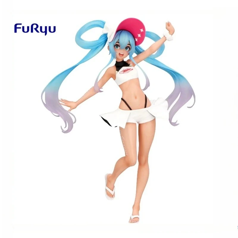 

Оригинальная фигурка Furyu Hatsune Miku GT Project Trio-Try-iT — гоночный Miku 2024, летние каникулы, версия, фигурка модели из ПВХ!