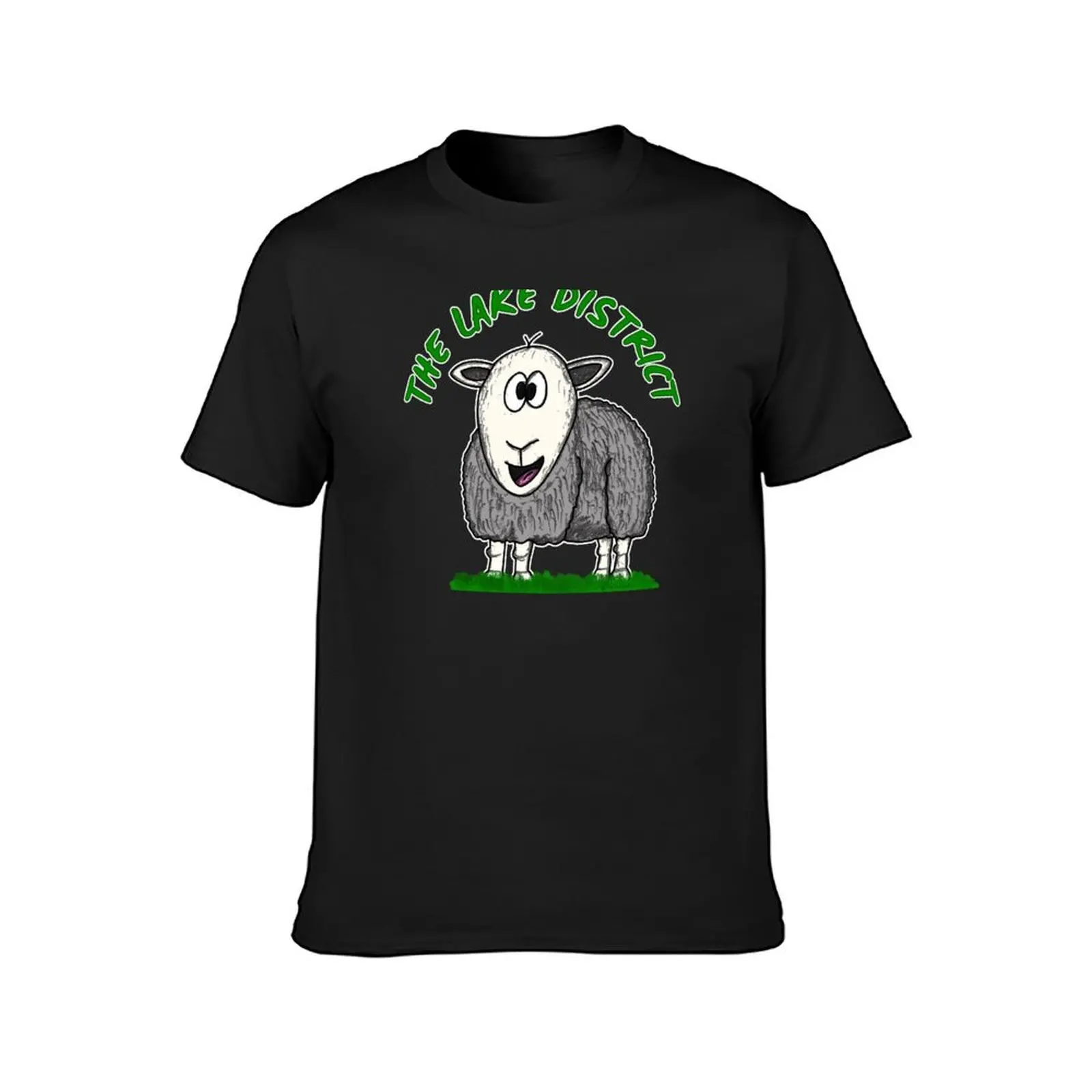 The Lake District Funny Herdwick Sheep Cumbria T-Shirt heavyweights korean fashion Short sleeve tee men