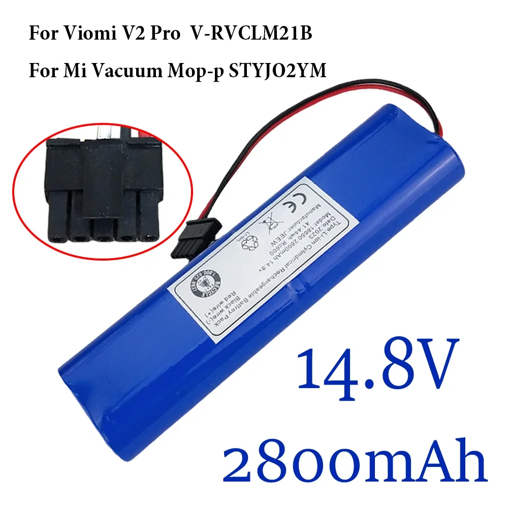 New 14.8V 2800mAh 4S1P  Li-ion Battery Good Quality For CECOTEC Conga 3290 3390 3490 3590 3690 3790 3890 Robot Vacuum Cleaner