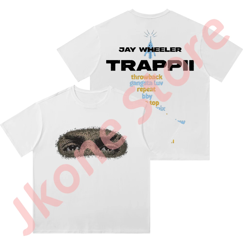 Jay Wheeler TRAPPii Tour Logo Merch Vintage Wash Tee Cosplay Women Men Fashion Casual Short Sleeve Cotton T-Shirts