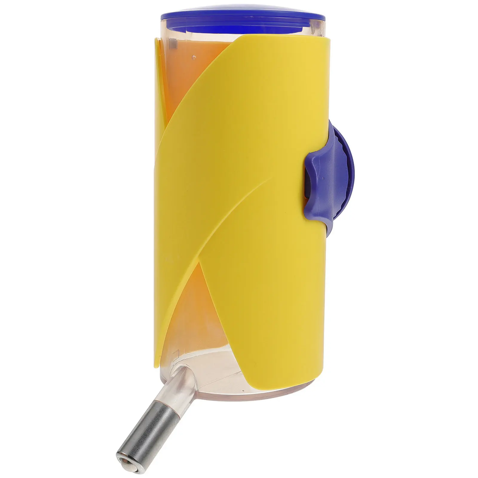 

Подвесная поилка для животных, желтая, пластиковая, с шарикоподшипниковой конструкцией, для клеток, легко устанавливается, регулируемая, с защитой от капель, для собак и кошек