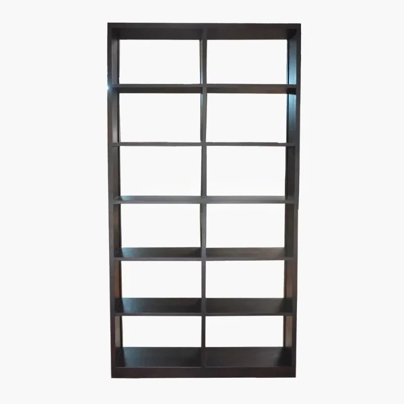 Easy Bookshelf Design Dark Mahogany Furniture