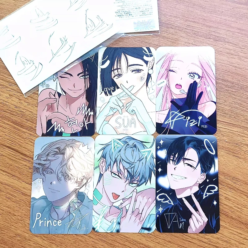 

Official Authentic Alien Stage Shaped Photocards Korean Idol Cards With Mizi Sua Ivan Luka Hyuna Prince For Kpop Fans